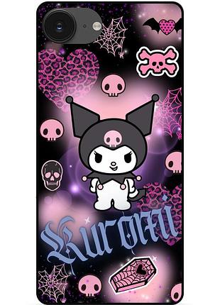 Силиконовый чехол бампер для iphone 16e куроми kuromi