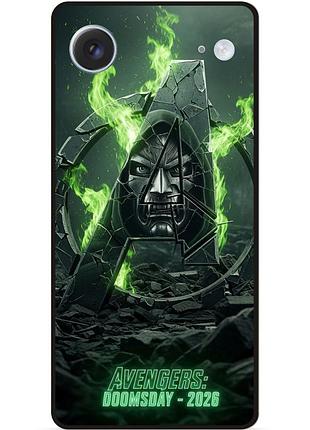 Силиконовый бампер чехол для iphone 17 air с рисунком avengers doomsday мстители