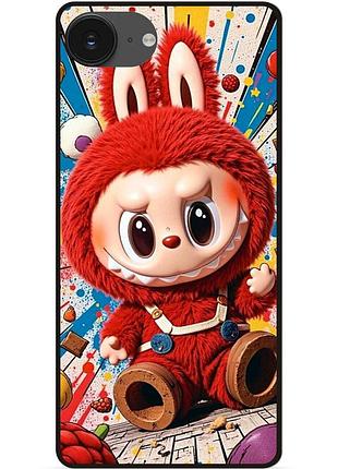 Силіконовий бампер чохол для iphone 17e з картинкою лабубу labubu