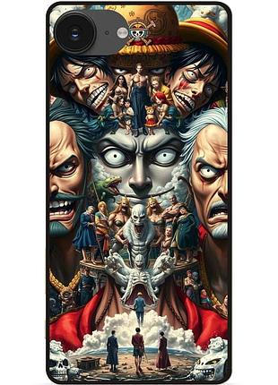 Силіконовий бампер чохол для iphone 17e one piece большой куш