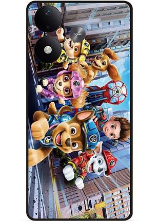 Чехол силиконовый для xiaomi redmi note 17 с рисунком щенячий патруль paw patrol