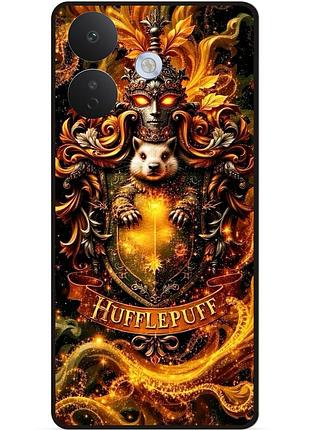 Силиконовый бампер чехол для xiaomi redmi note 17 pro пуффендуй hufflepuff harry potter гарри поттер