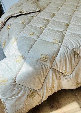 Одеяло на овчине pure wool гипоаллергенная размер двуспальный 175x215. всесезонная антибактериальная