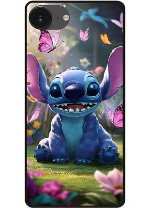 Силіконовий бампер чохол для iphone 17e стич и лило stitch