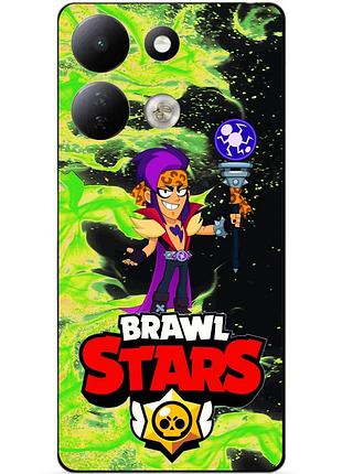 Чехол силиконовый бампер для xiaomi redmi 17 с героем бравл зигги brawl