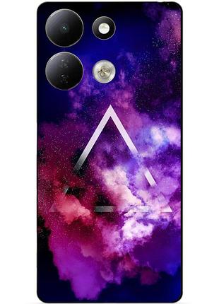 Силіконовий чохол бампер для xiaomi redmi 17 з малюнком космос галактика