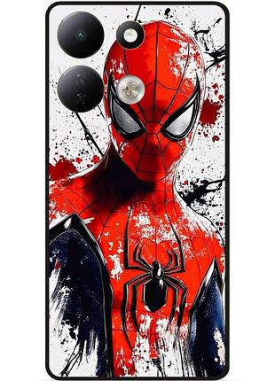Силиконовый бампер чехол для xiaomi redmi 17 с рисунком человек паук spider man