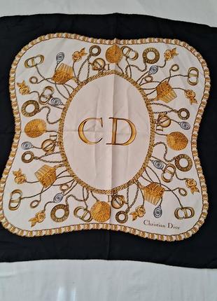 Шелковый платок christian dior оригинал 4