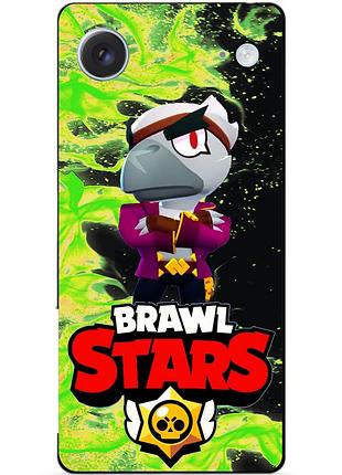 Силіконовий бампер чохол для iphone 17 air з героєм бравл білий ворон brawl