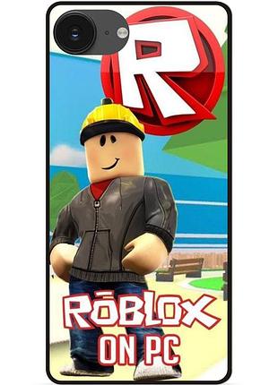 Силиконовый чехол для iphone 17e с картинкой роблокс roblox