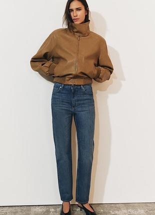 Джинсы zw collection straight fit с высокой посадкой
