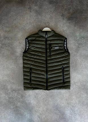 Люксова чоловіча жилетка columbia titanium