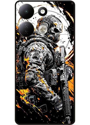 Силиконовый бампер чехол для xiaomi redmi 17 stalker сталкер