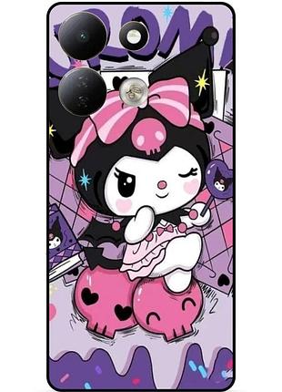 Силиконовый чехол для xiaomi redmi 17 с картинкой kuromi куроми