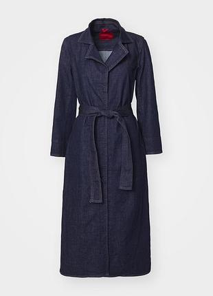 Max&co джинсовий тренч плащ max mara подовжений жакет 36 s m синій