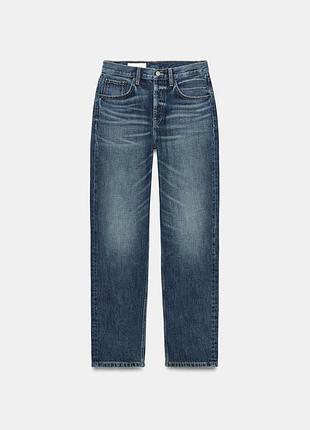 Джинсы straight fit trf средней посадки