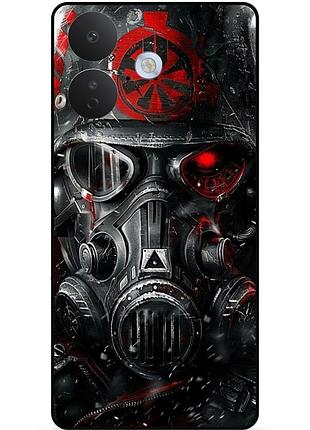 Чехол силиконовый бампер для xiaomi redmi note 17 pro с рисунком сталкер stalker