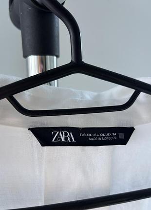 Лляна сорочка , 100% льон zara 9
