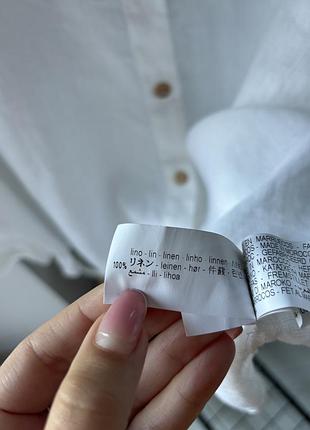 Лляна сорочка , 100% льон zara 10