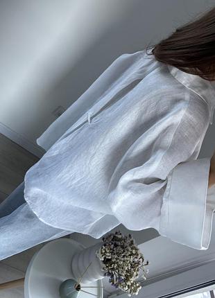 Лляна сорочка , 100% льон zara 6