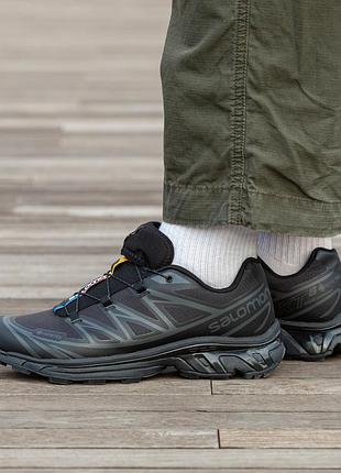 Мужские кроссовки salomon xt-6 gore-tex all black