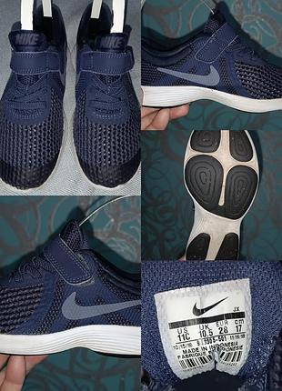 Детские кроссовки nike revolution 4 (размер 28 / 17 см) — оригинал