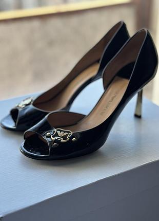 Emporio armani туфлі, лодочки, човники 38 р. 24 см