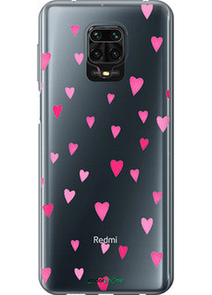 Чехол на xiaomi redmi note 9 pro сердечки 2 "4763u-1911-8094"