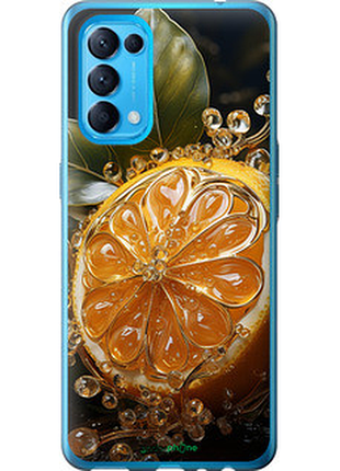 Чехол на oppo reno5 лимон "5647u-2206-8094", чехол для телефона