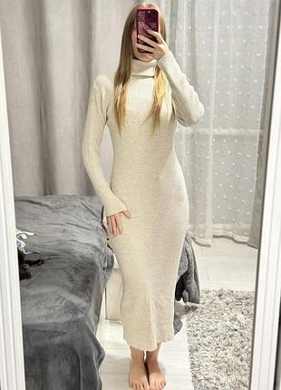 Бежева сукня haza triko