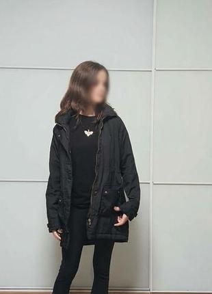 Демісезонна куртка-парка h&m для дівчинки, 12–13 років, р. 158