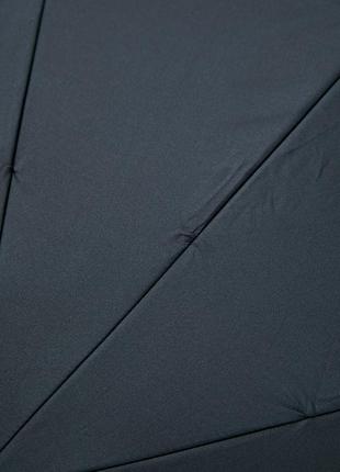 Прочный зонт krago складной 10-ти спицевый, полный автомат с двойным куполом коричневый6 фото