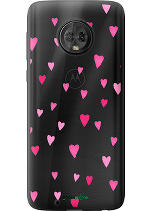 Чехол на motorola moto g6 сердечки 2 "4763u-982-8094"