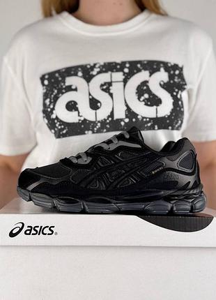 Термо кросівки asics gel-nyc w gtx black grey