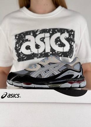 Термо кросівки asics gel-nyc w gtx dusty blue black