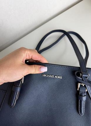 Шкіряний шопер michael kors 4