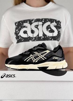 Термо кросівки asics gel-nyc w gtx black beige