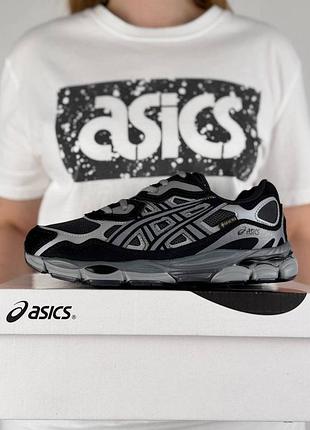 Термо кросівки asics gel-nyc w gtx black metallic