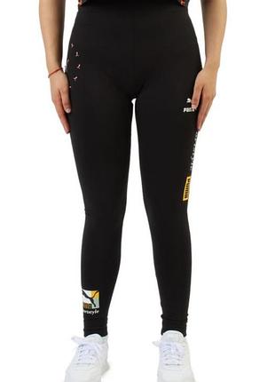 Лосины, леггинсы для тренировок женские puma 623102 01 leggings puma black, размер s