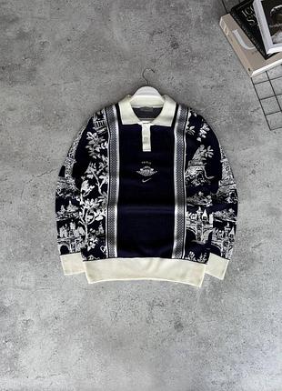 Шикарний чоловічий светр nike x dior
