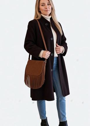 Пальто осеннее шерсть ангора classic
