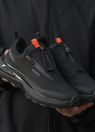Мужские кроссовки salomon odyssey gore-tex black orange