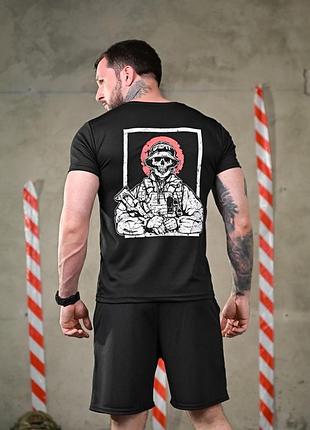 Костюм чоловічий safari black літній з принтом