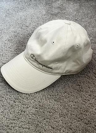 Кепка бейсболка champions white
