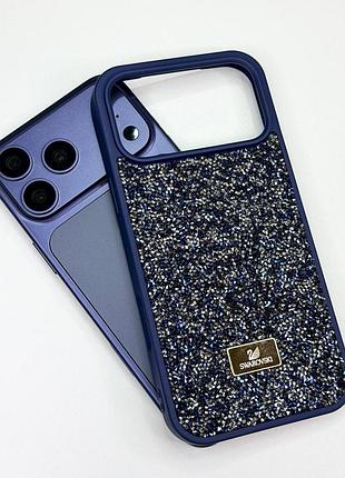 Оригінальний чохол swarovski для iphone 17 pro (blue)