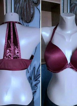 Ошатний бюстгальтер-топ з пуш-ап зі стразами, 38с/85с, victoria's secret