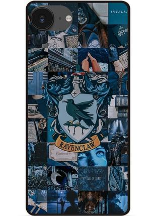 Силиконовый бампер чехол для iphone 17e с рисунком когтевран ravenclaw гарри поттер harry potter