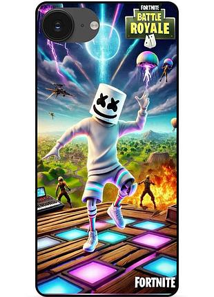 Чехол силиконовый бампер для iphone 17e игра fortnite фортнайт