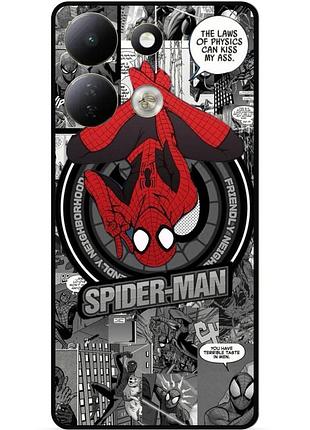 Силіконовий чохол бампер для xiaomi redmi 17 з картинкою людина-павук spider man