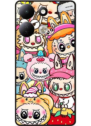 Чохол силіконовий бампер для xiaomi redmi 17 з малюнком лабубу labubu